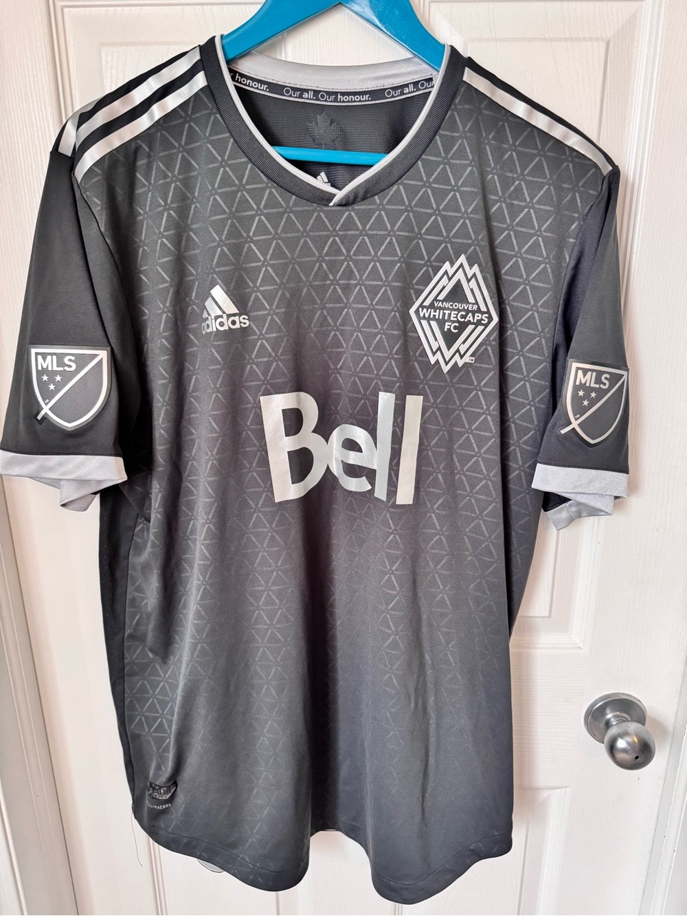 Mens Adidas Vancouver Whitecaps MLS Soccer Jersey 2018 Away Kit Size XL